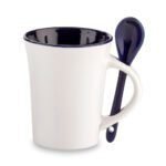 MUG CERAMICA CON CUCHARA TRUMP 10OZ