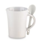 MUG CERAMICA CON CUCHARA TRUMP 10OZ