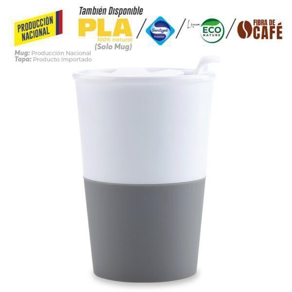 MUG PLASTICO OSIRIS 360ML - PRODUCCION NACIONAL