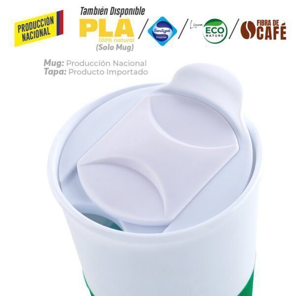 MUG PLASTICO OSIRIS 360ML - PRODUCCION NACIONAL
