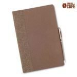 Set de Libreta y Bolígrafo Eco Coffee