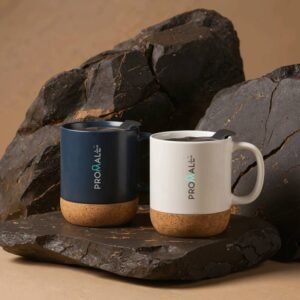 Mug Ceramica Con Corcho 11oz